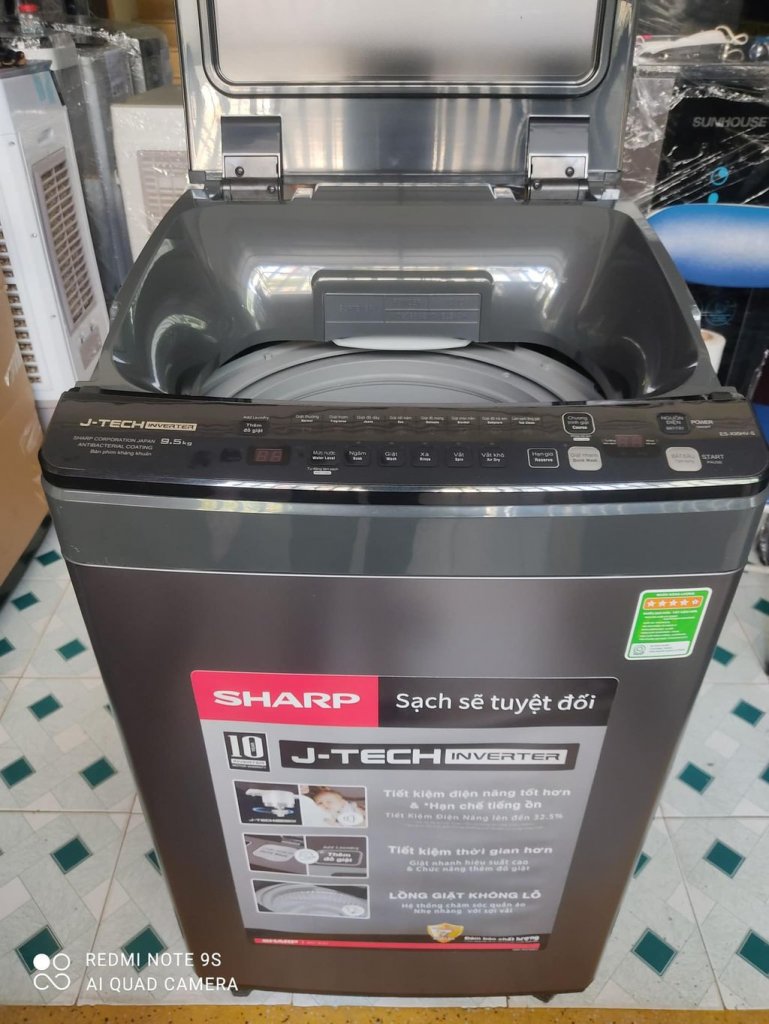 Máy giặt cửa trên 9kg Sharp ES-Y90HV-S3.jpeg