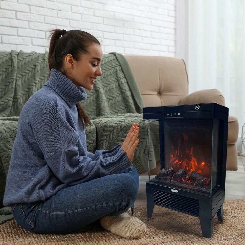 Lò sưởi điện có điều chỉnh nhiệt độ và hiệu ứng ngọn lửa 3D UNOLD 861825 8.jpeg