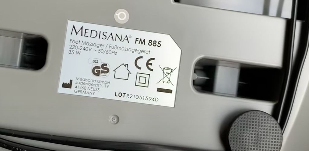 Máy massage chân 3 cấp độ 35W Medisana FM 8858.jpg