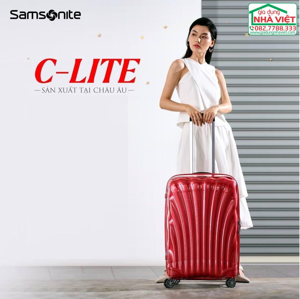 Vali siêu nhẹ 2.8kg size L 75-28 Samsonite C-LITE made in EU12.jpg