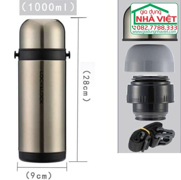 Bình giữ nhiệt bằng thép không gỉ Easy take Vacuum Bottle 1L LocknLock LHC1439SLV1.jpg