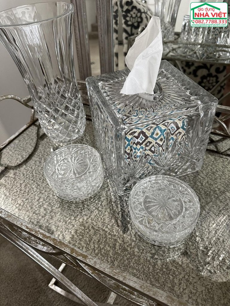 Hộp đựng khăn giấy pha lê Dublin Godinger 25969 - Crystal Tissue Box11.jpg