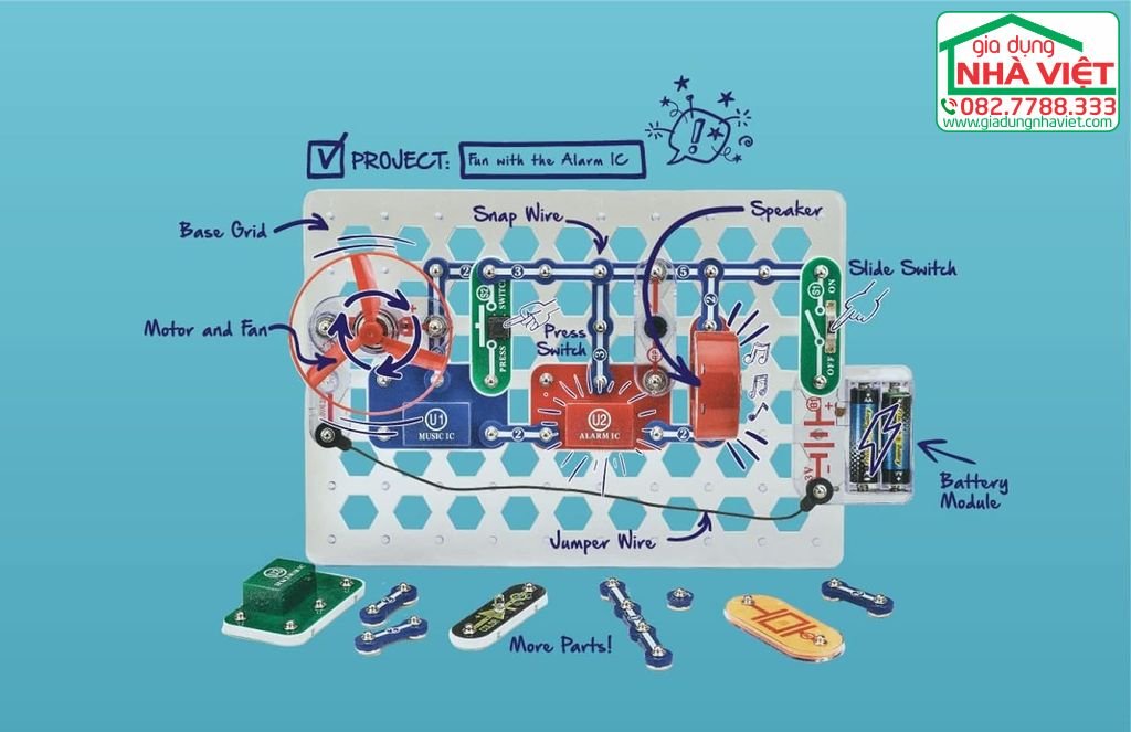 Bộ dụng cụ lắp ráp mạch điện 500 dự án Snap Circuits Pro SC-50018.jpg