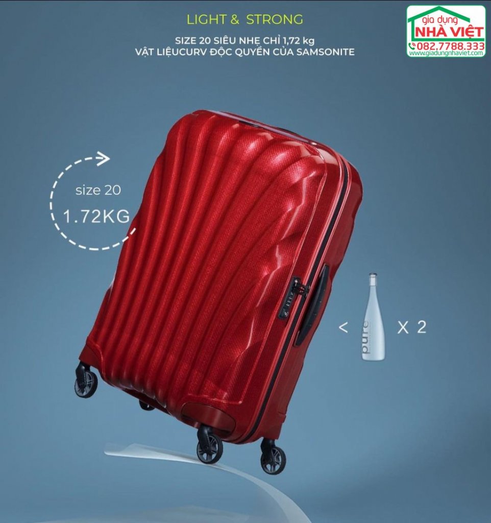 Vali xách tay 20inch siêu nhẹ 1.7kg Samsonite Cosmolite 3.0 made in EU14.jpg