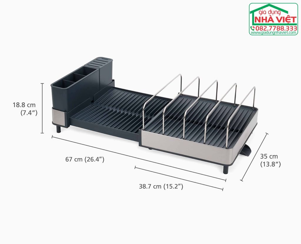 Giá úp bát đĩa có thể mở rộng Extend™ Joseph Joseph 8516908.jpg