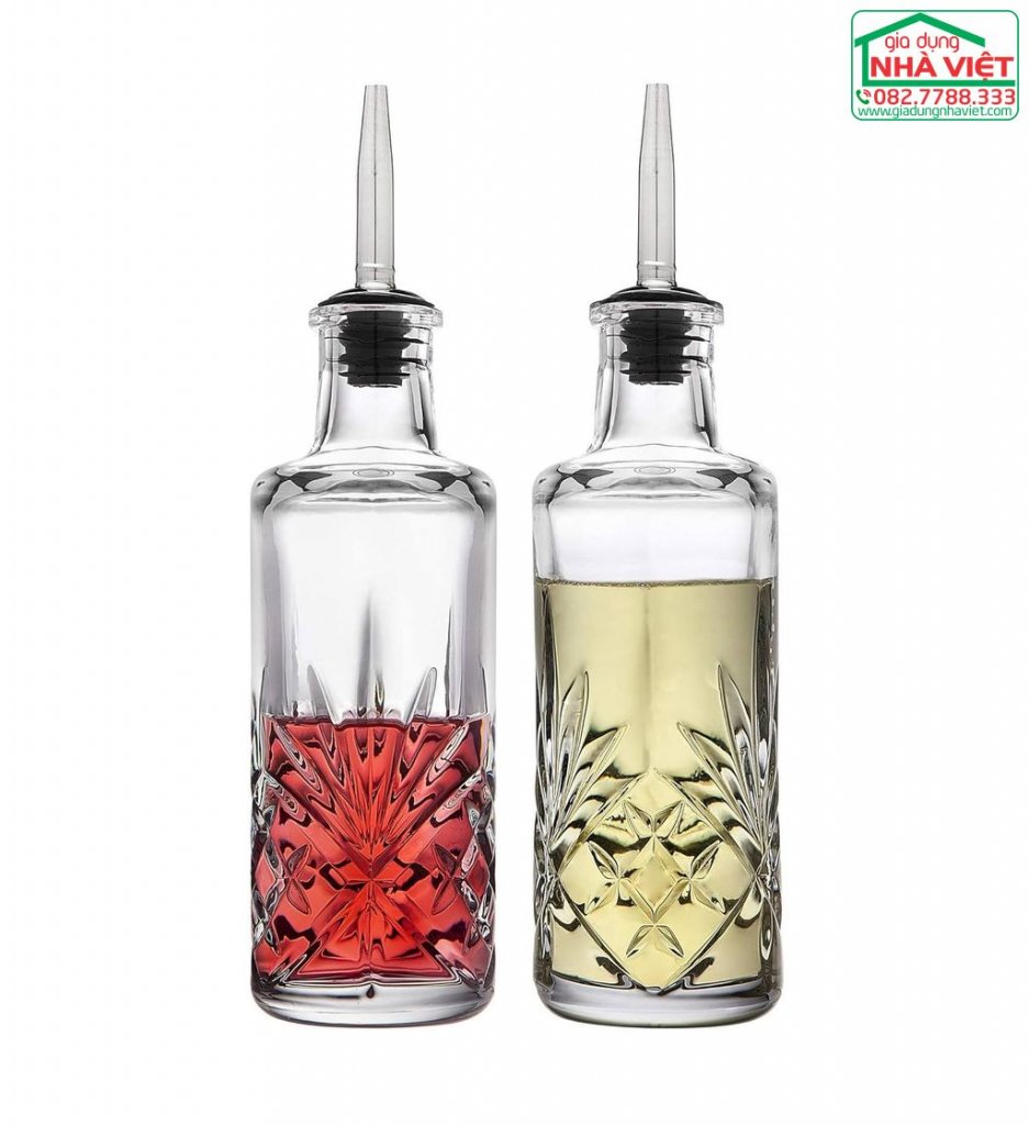 Bộ 2 bình pha lê đựng dầu và dấm 221ml Dublin Crystal 2635812.jpg