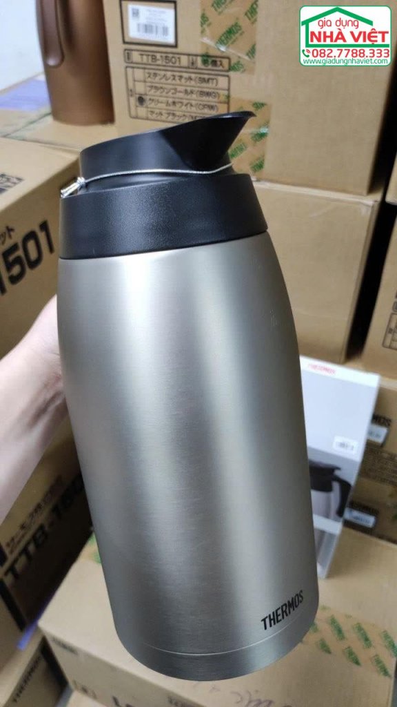 Bình giữ nhiệt chân không để bàn bằng thép không gỉ 1.5L Thermos TTB-150119.jpg