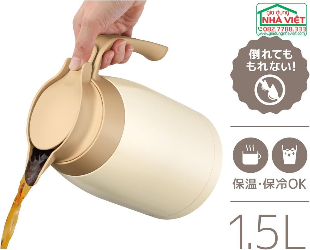 Bình giữ nhiệt chân không để bàn bằng thép không gỉ 1.5L Thermos TTB-150110.jpg