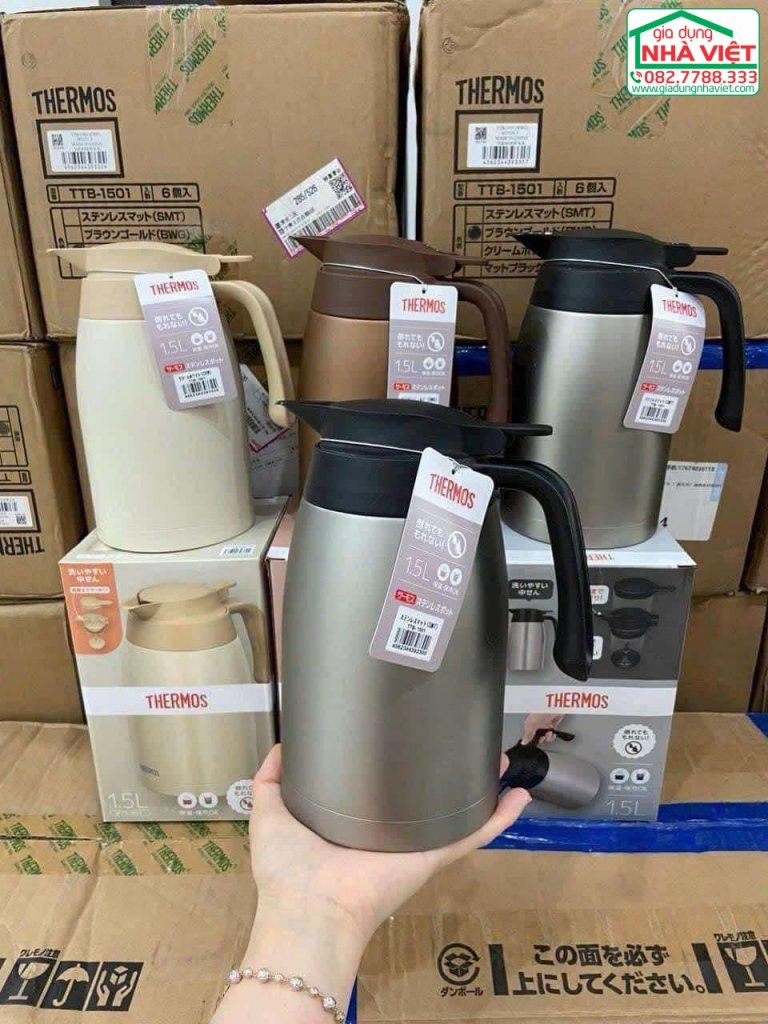 Bình giữ nhiệt chân không để bàn bằng thép không gỉ 1.5L Thermos TTB-15019.jpg