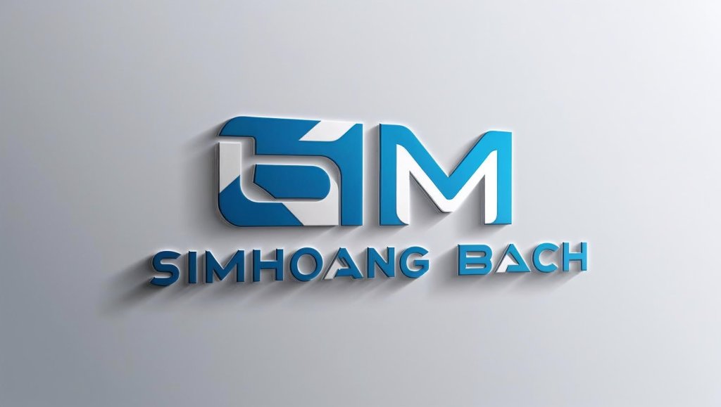 thiết kê logo cho tôi với nội dung sau_ Sim Hoàng Bách_Lĩnh vực sim điện thoại_Màu xanh -trắng.jpg