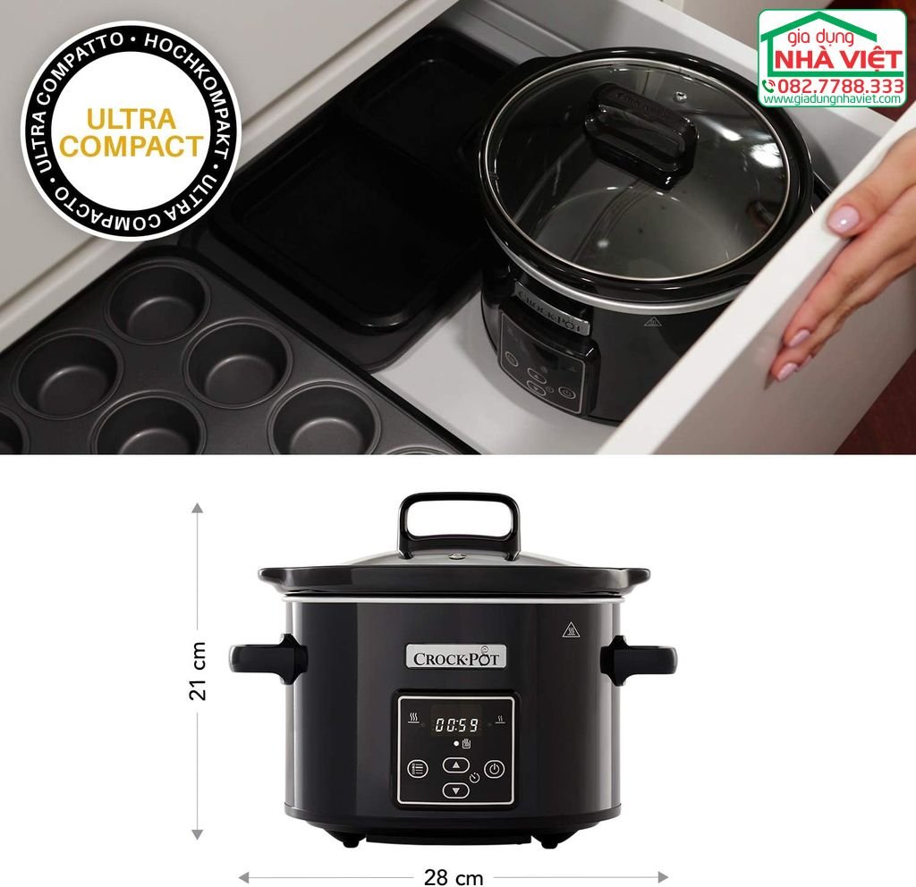 Nồi nấu chậm 2.4L Crockpot CSC061X4.jpg