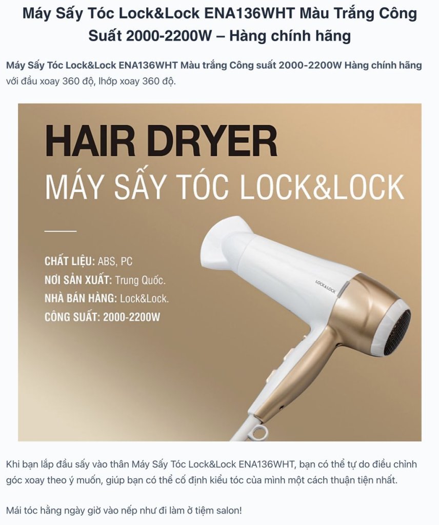Máy sấy tóc công suất 2200W 3 chế độ nhiệt LocknLock ENA136WHT1.jpg