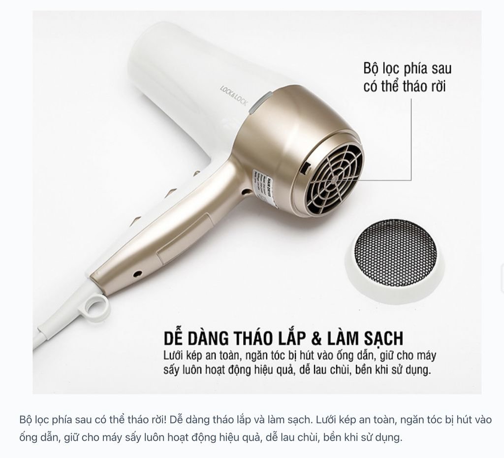 Máy sấy tóc công suất 2200W 3 chế độ nhiệt LocknLock ENA136WHT3.jpg