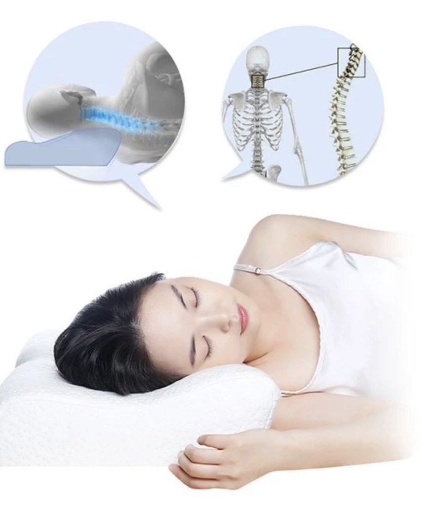 Gối Memory Foam 2 đầu thấp cao tốt cho đau cổ vai gáy LocknLock HLW1137.jpg