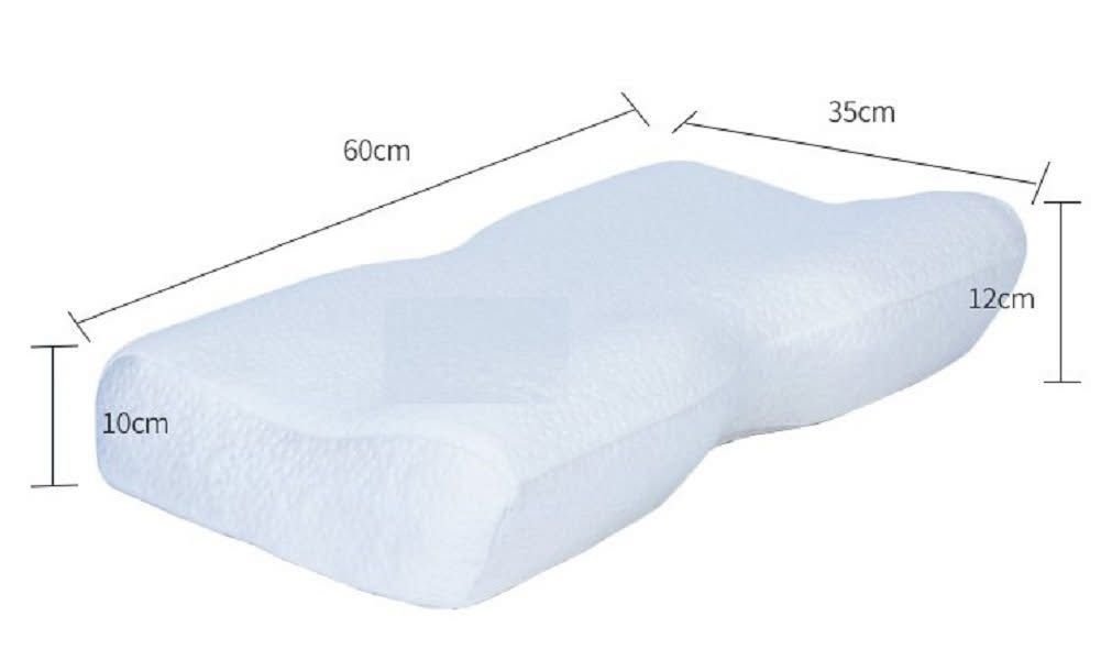 Gối Memory Foam 2 đầu thấp cao tốt cho đau cổ vai gáy LocknLock HLW1135.jpg
