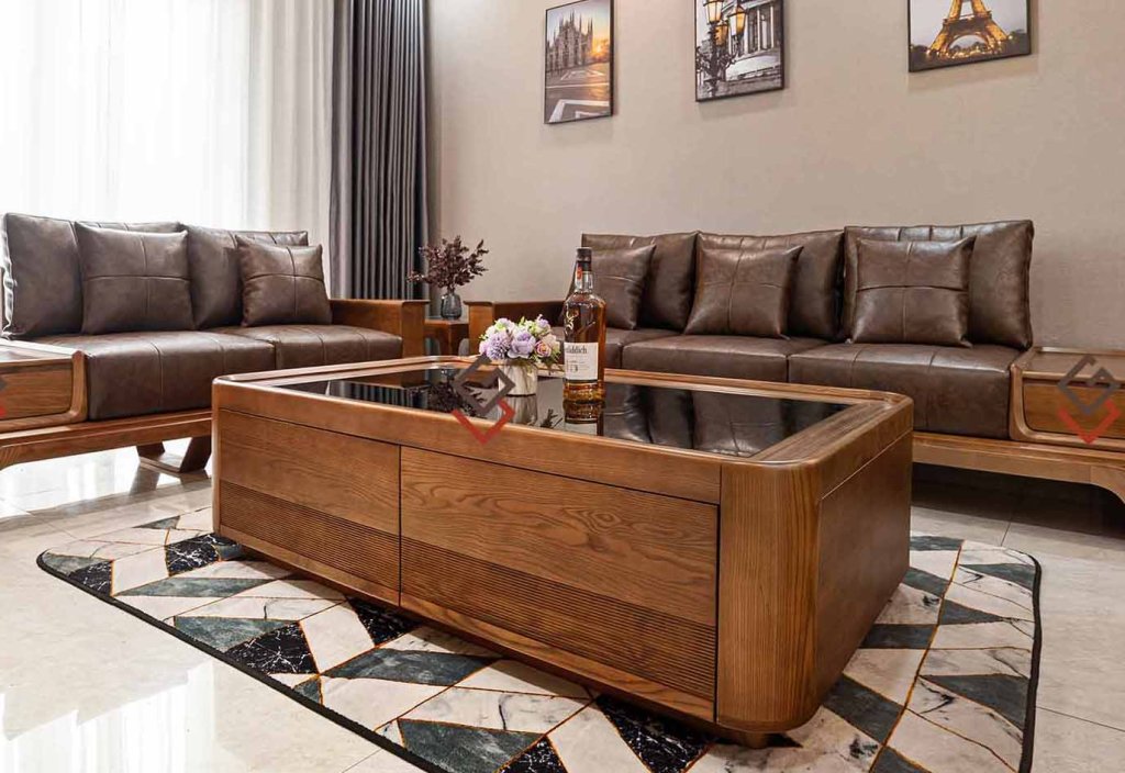 mẫu bàn trà phòng khách, bàn sofa đẹp, bàn trà mặt gỗ LG-BT127 (2).jpg