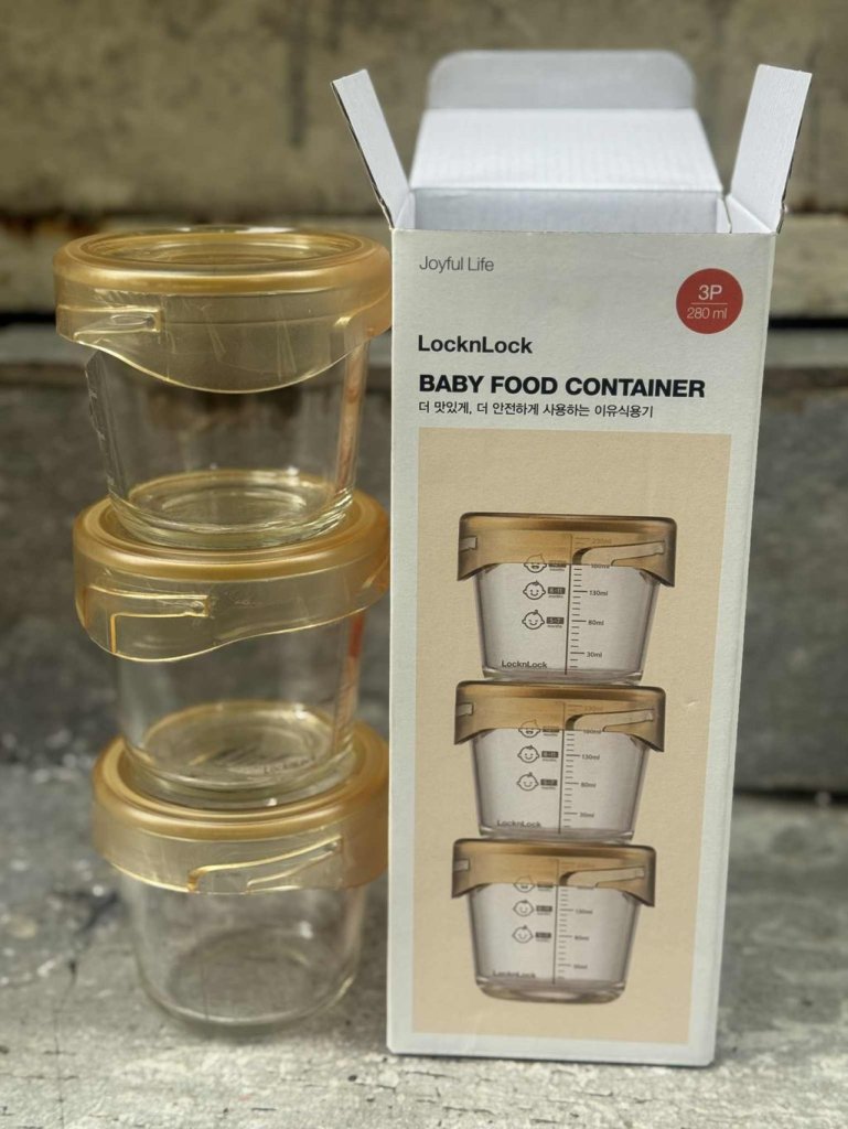 Bộ hộp đựng thức ăn cho bé bằng thuỷ tinh LocknLock LLG542S3IVY1.jpeg