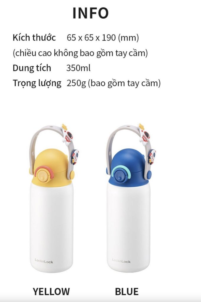 Bình giữ nhiệt có quai xách và trang trí ngộ nghĩnh 350ml LocknLock LHC32835.jpg