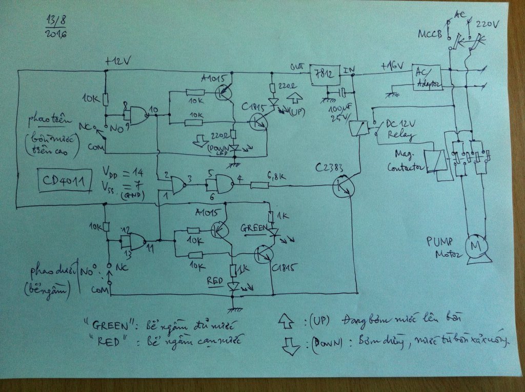 Mạch điều khiển bơm nước bằng IC CD4011.jpeg
