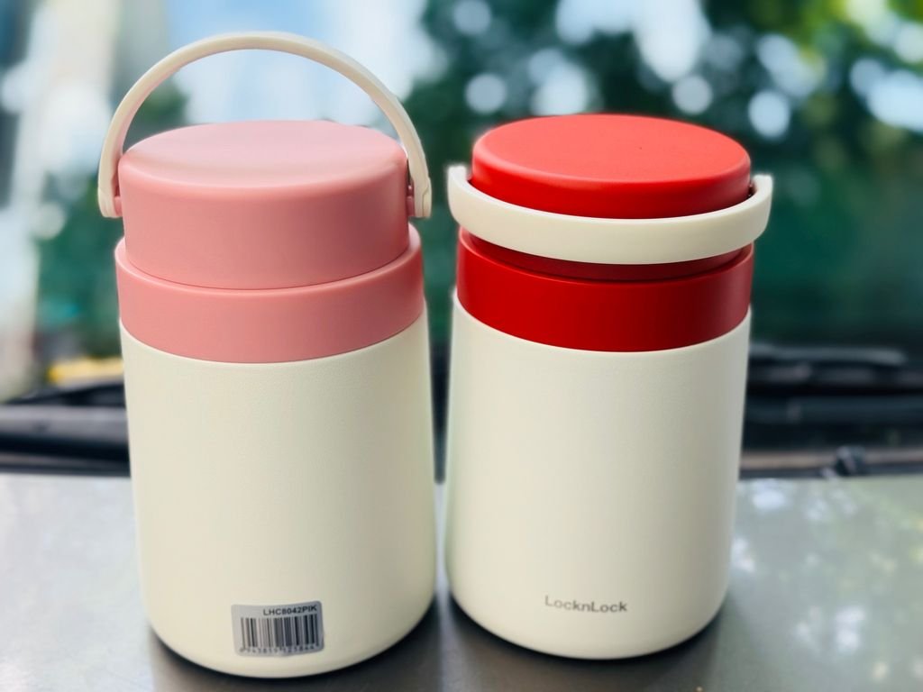 Hộp ủ cháo giữ nhiệt mang đi có quai xách 700ml LocknLock LHC80428.jpg