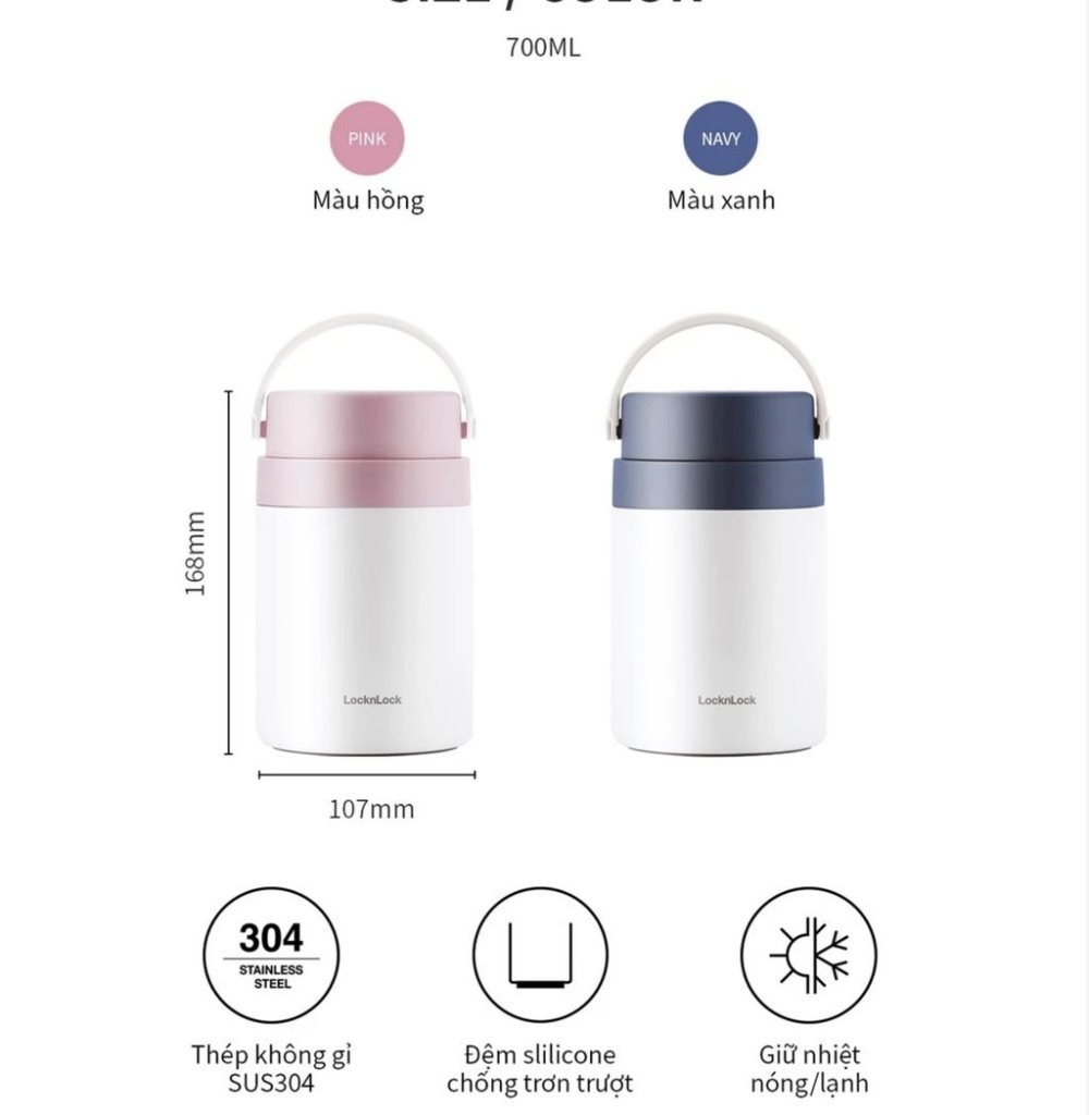 Hộp ủ cháo giữ nhiệt mang đi có quai xách 700ml LocknLock LHC804216.jpg