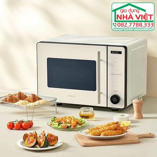 Lò chiên không dầu kết hợp lò vi sóng 22L Locknlock Rangefryer EJF294IVY4.jpg