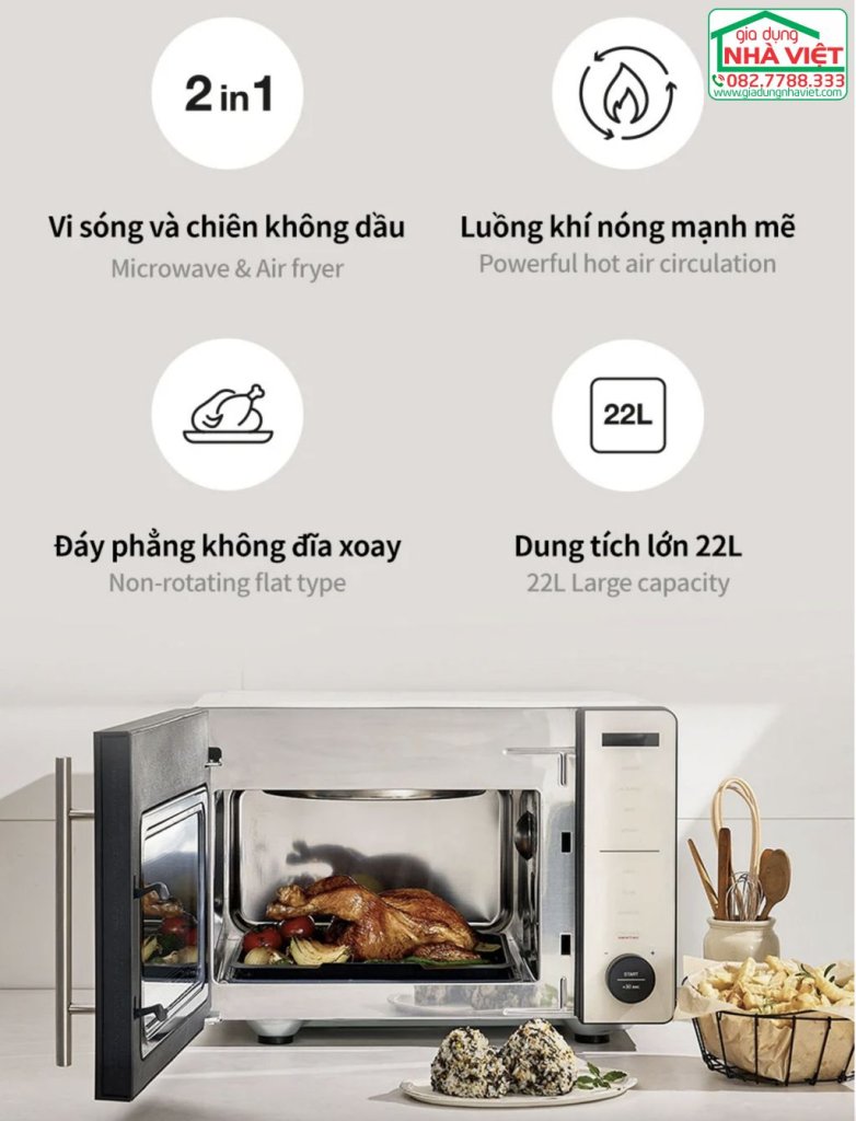 Lò chiên không dầu kết hợp lò vi sóng 22L Locknlock Rangefryer EJF294IVY5.jpg