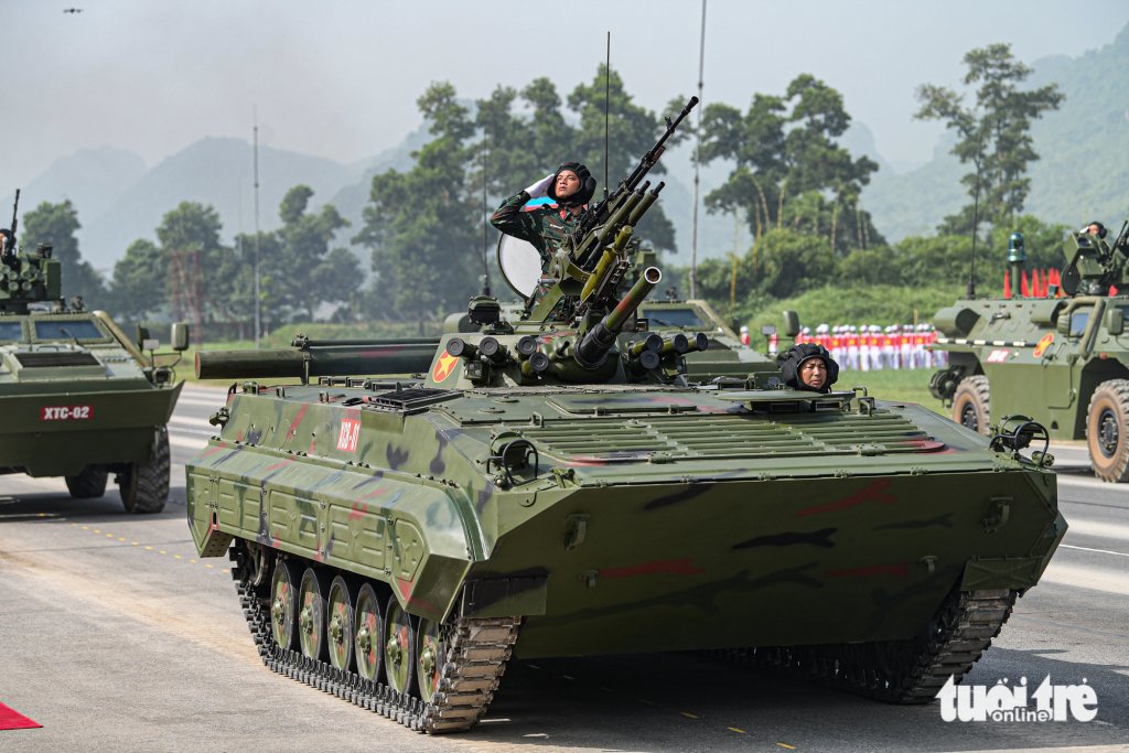 Mẫu xe chiến đấu bộ binh XCB-01 do Tổng cục Công nghiệp quốc phòng Việt Nam nghiên cứu, phát ...jpeg