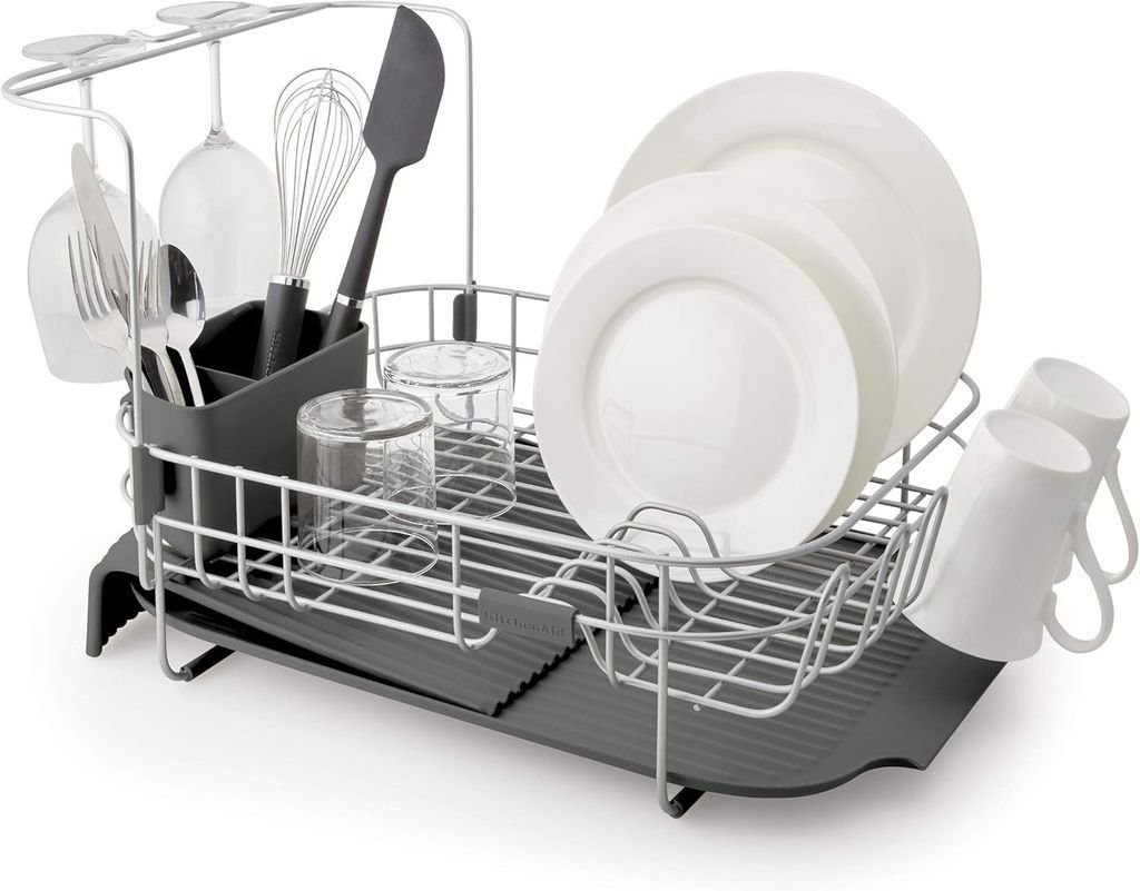 Kệ úp cốc chén bát bằng thép không gỉ có thể mở rộng KitchenAid KE894BXCG8.jpg