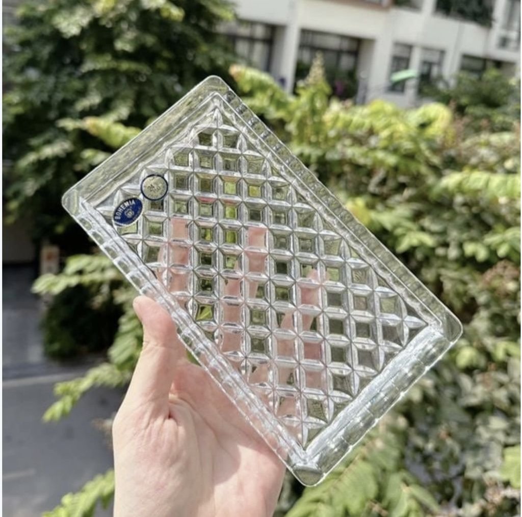 Đĩa pha lê chữ nhật 19cm Crystal Bohemia 62000-14100-190 - made in Czech6.jpg