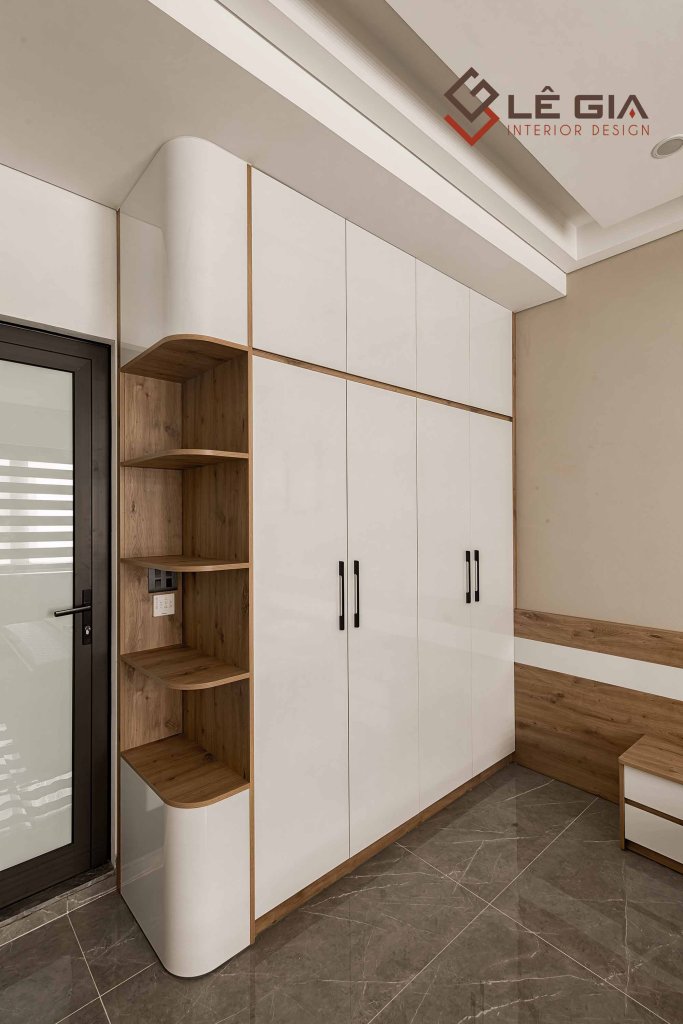 Hình ảnh thi công nội thất biệt thự thực tế anh Hiệp Lideco - Phòng ngủ con (4).jpg