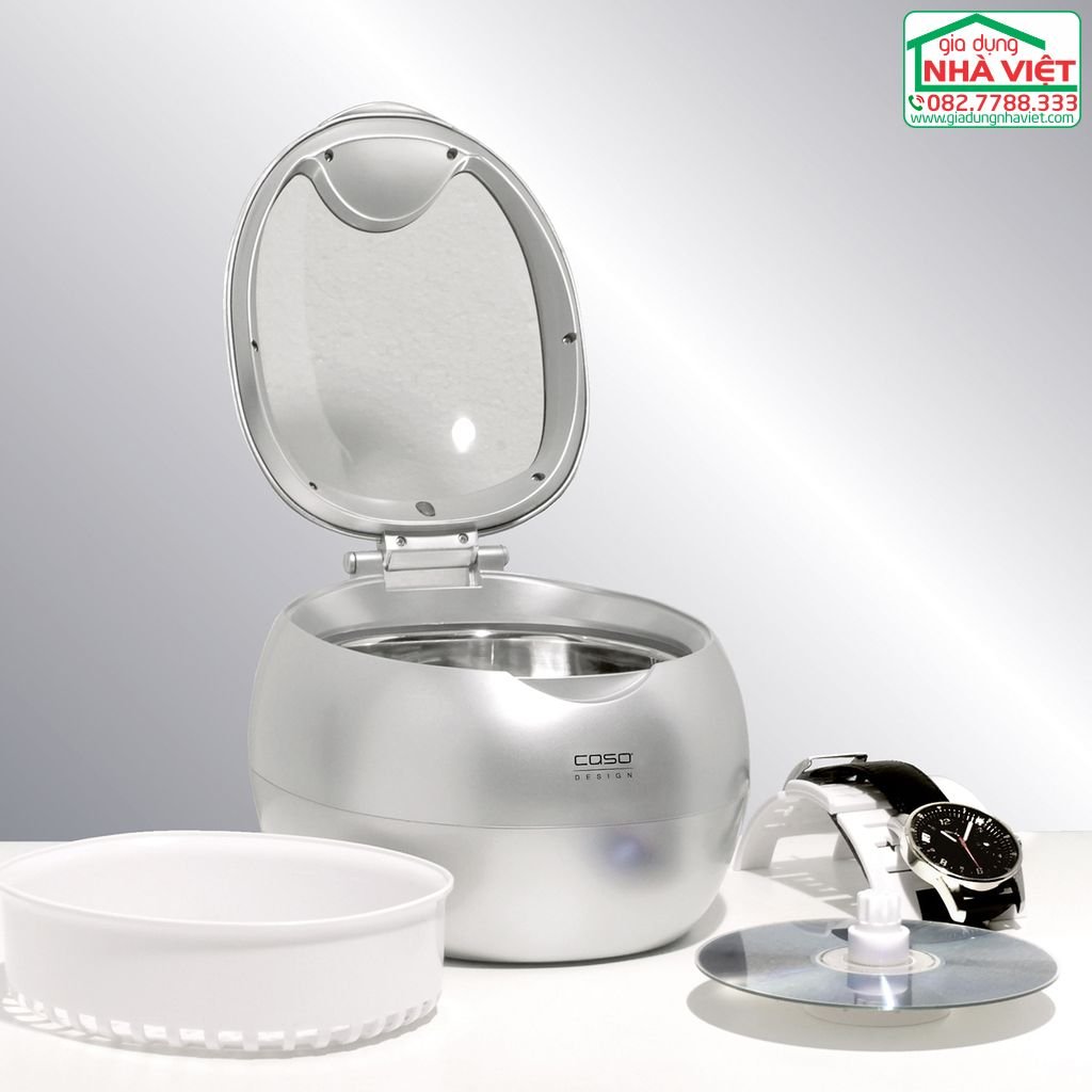 Máy làm sạch trang sức bằng sóng siêu âm 50W CASO UltraSonicClean Disc 151010.jpg
