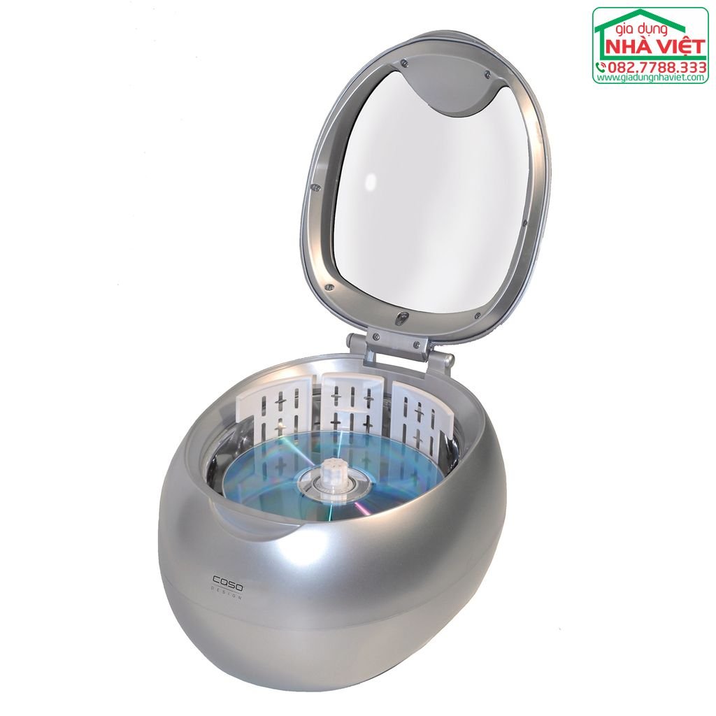 Máy làm sạch trang sức bằng sóng siêu âm 50W CASO UltraSonicClean Disc 15109.jpg