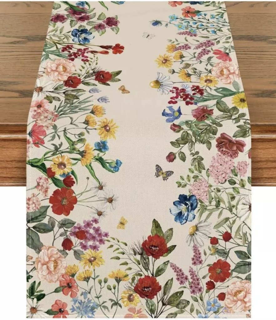 Tấm lót bàn ăn trung tâm 30x180cm hoạ tiết hoa Keva2.jpg