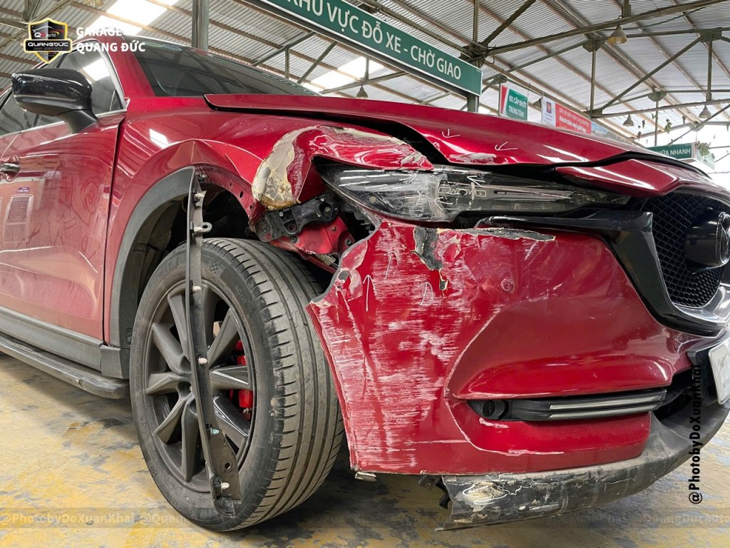 MAZDA CX5 ĐỎ - VA CHẠM ĐÈN PHA BÊN PHỤ, CẢN TRƯỚC quangducauto khaiphuchoi (14).jpg
