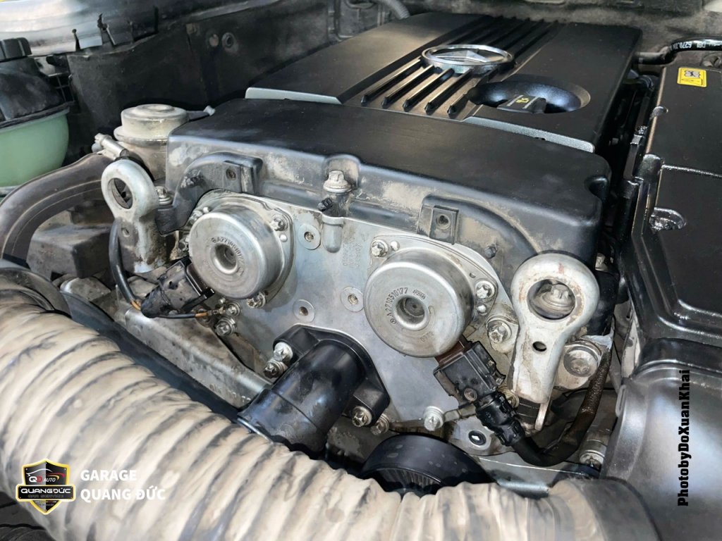 MERCEDES C200 - RÒ RỈ NƯỚC MÁT ẨM DẦU, THAY KÉT NƯỚC quangduc khaiphuchoi (38).jpg
