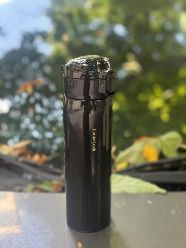 Bình giữ nhiệt 500ml nắp mở 1 chạm Round One-Touch Tumbler LocknLock LHC32965.jpeg