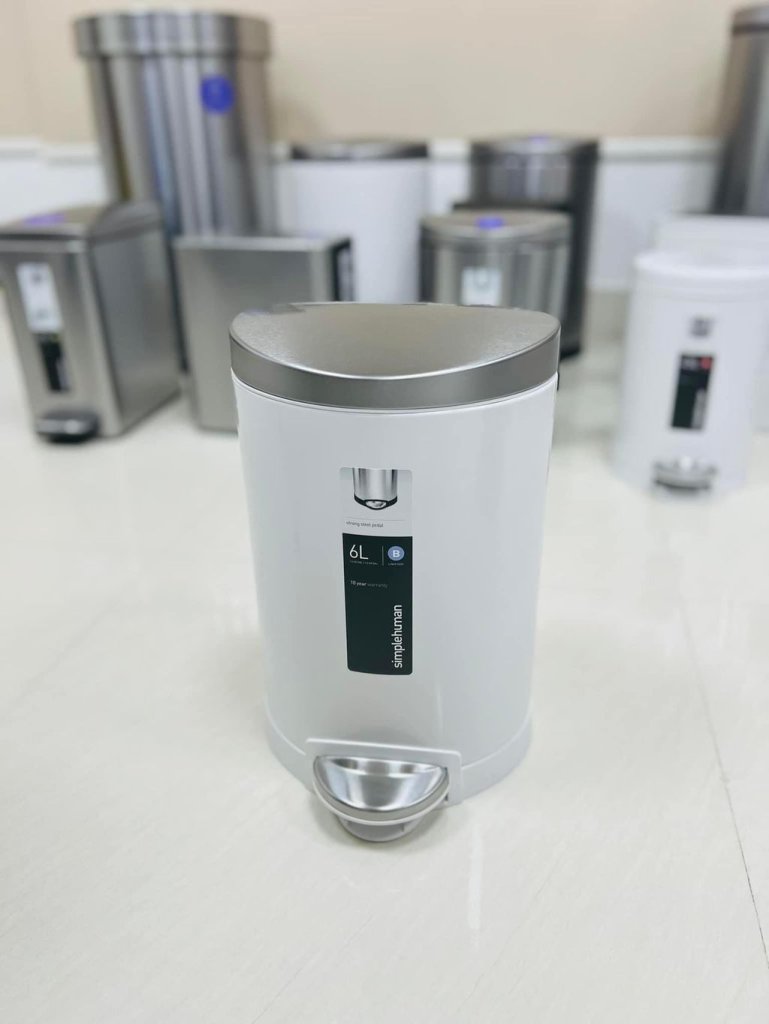 Thùng rác bán nguyệt 6L Simplehuman CW1834CB8.jpg