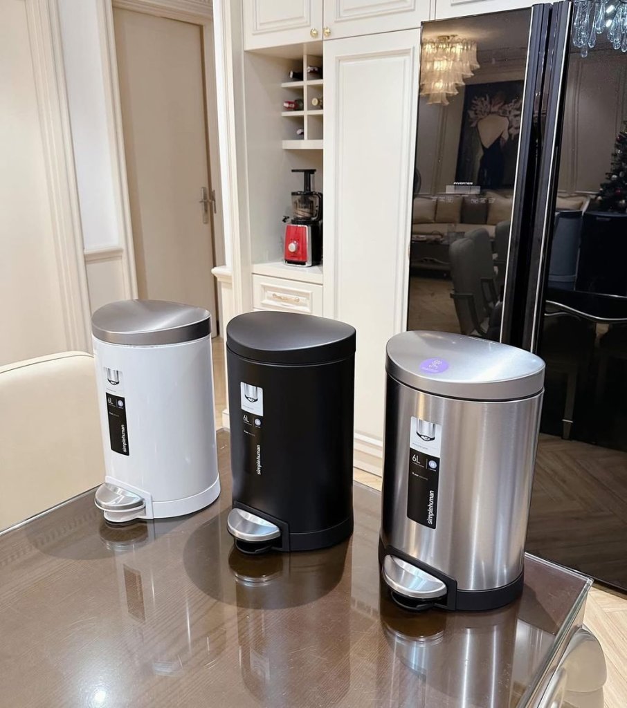 Thùng rác bán nguyệt 6L Simplehuman CW1834CB15.jpg