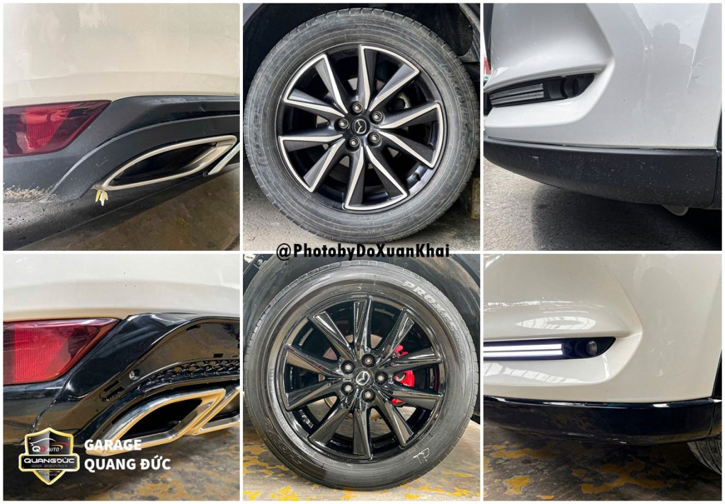 Mazda cx5 sơn đổi màu ốp đen, lazang, cùm phanh khaiphuchoi quangducauto (1).jpg
