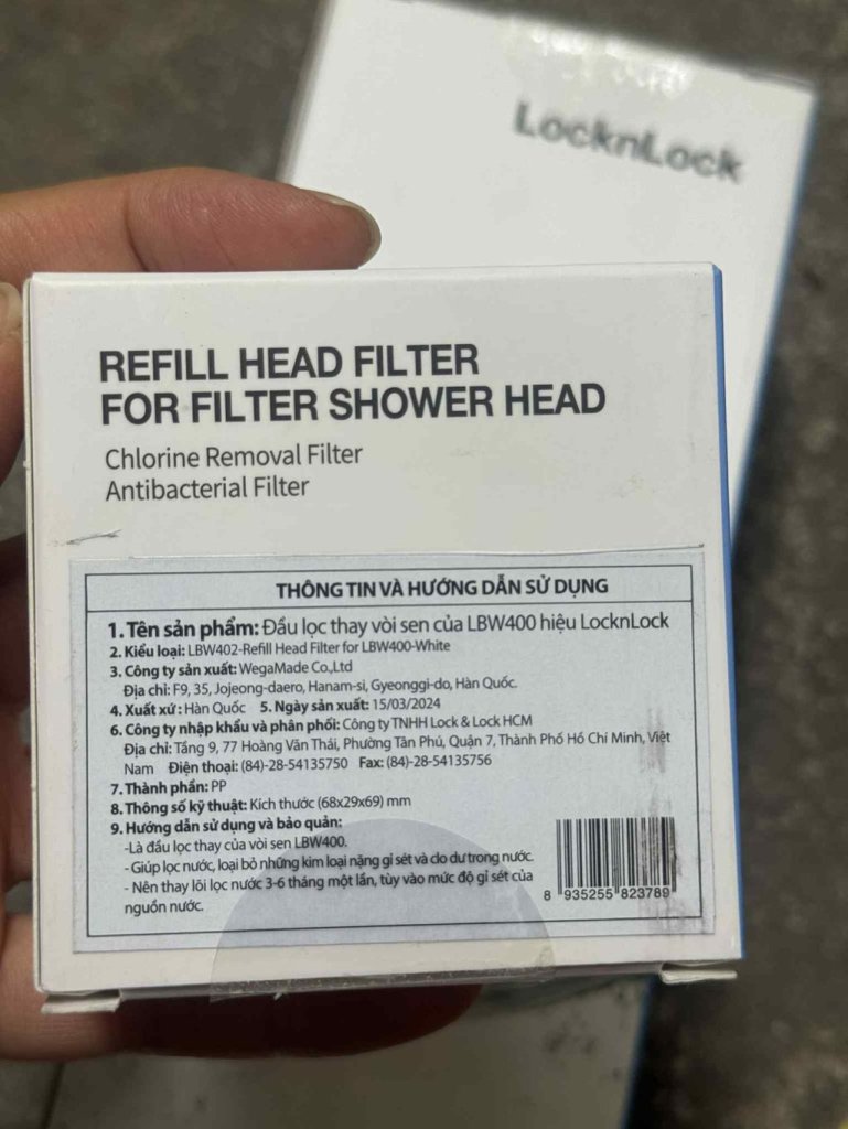Đầu vòi sen tăng áp, lọc nước LocknLock LBW400 - Made in Korea1.jpeg