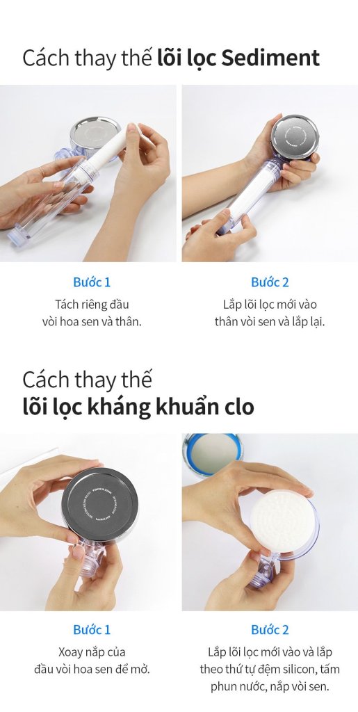 Đầu vòi sen tăng áp, lọc nước LocknLock LBW400 - Made in Korea14.jpg