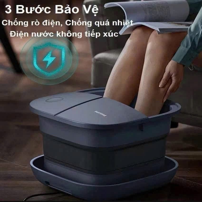 Bồn massage ngâm chân có thể gấp gọn Philips PPM6504 2.jpg