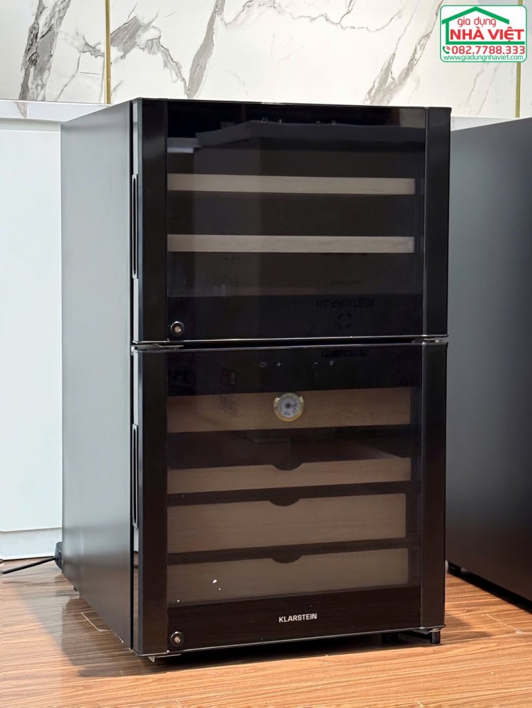 Tủ bảo quản rượu vang Klarstein El Dorado 108L3.jpg