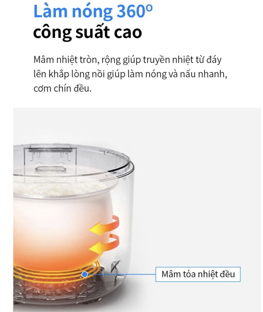 Nồi cơm điện Donggeurami 400W, 1.0L LocknLock EJR334IVY18.jpg