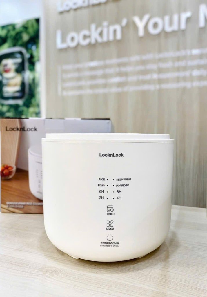 Nồi cơm điện Donggeurami 400W, 1.0L LocknLock EJR334IVY7.jpg