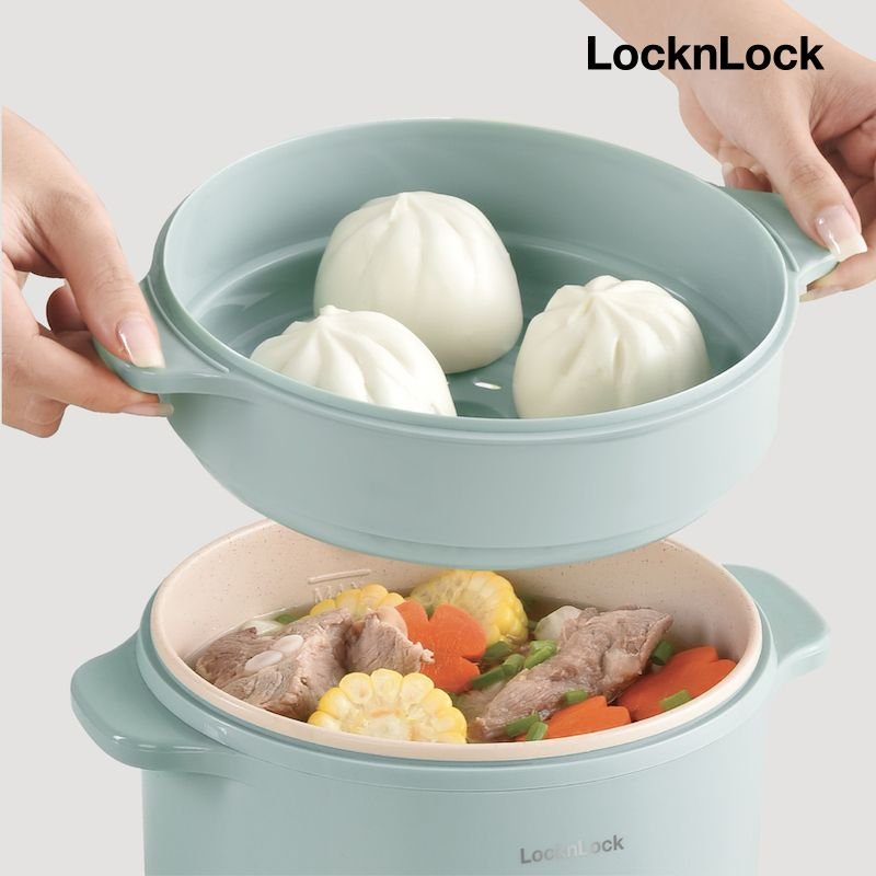 Nồi điện đa năng 2L Electric Multipot có xửng hấp LocknLock EJP156MIT3.jpg