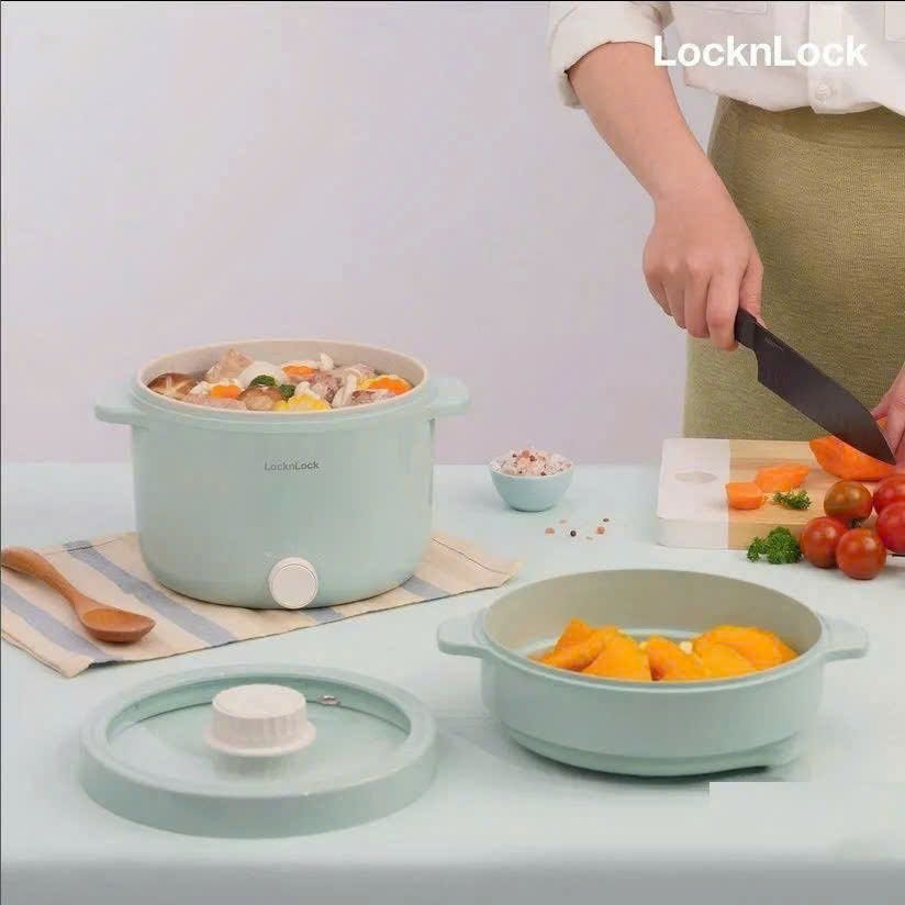 Nồi điện đa năng 2L Electric Multipot có xửng hấp LocknLock EJP156MIT5.jpg
