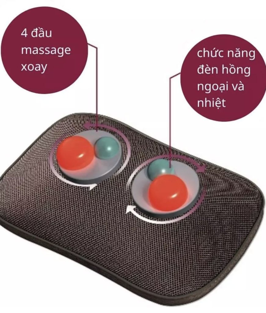  Gối massage cổ vai gáy có đèn hồng ngoại Beurer MG 1471.jpg