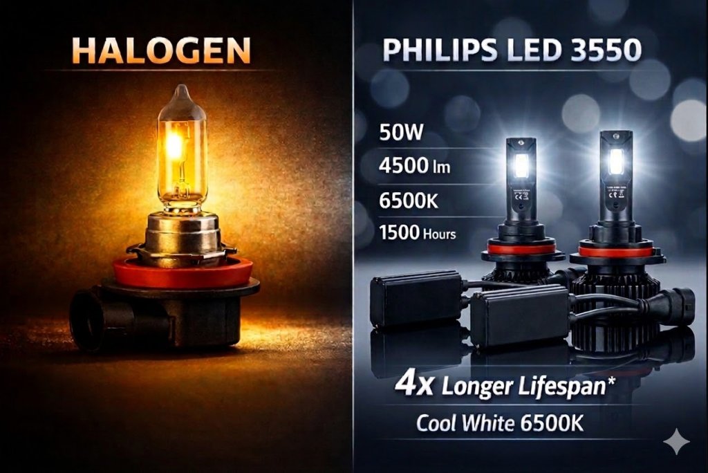 Halogen vs Led philips 3550.jpg